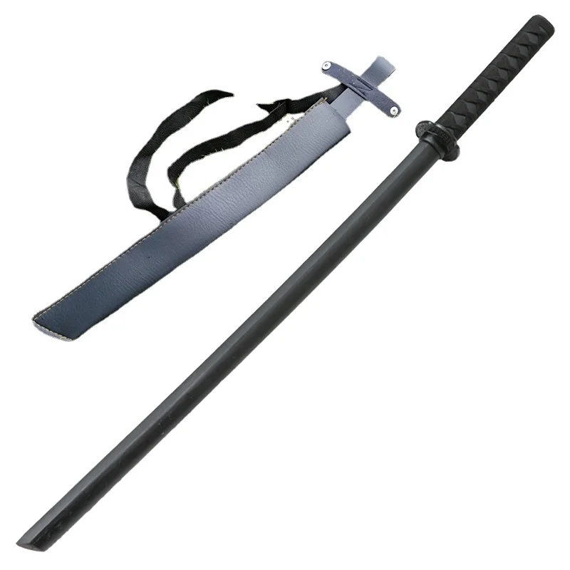 

Aikido Japanese Samurai 60cm Stick Sword Kendo Samurai Sparring Stick Practice Wooden Sword Weapon Resistant to Smashing