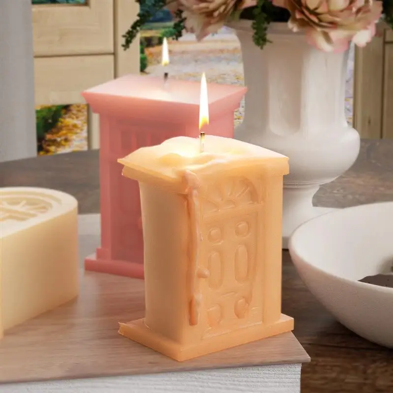 Замок в европейском стиле Свеча силиконовая форма 3D дом строительство торт