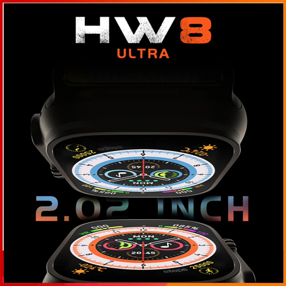 

2022 HW8 Ultra Smartwatch iwo watch ultra Series 8 2.02" 45mm For Men Women Smart Watch NFC Bluetooth reloj hombre PK DT8 Max