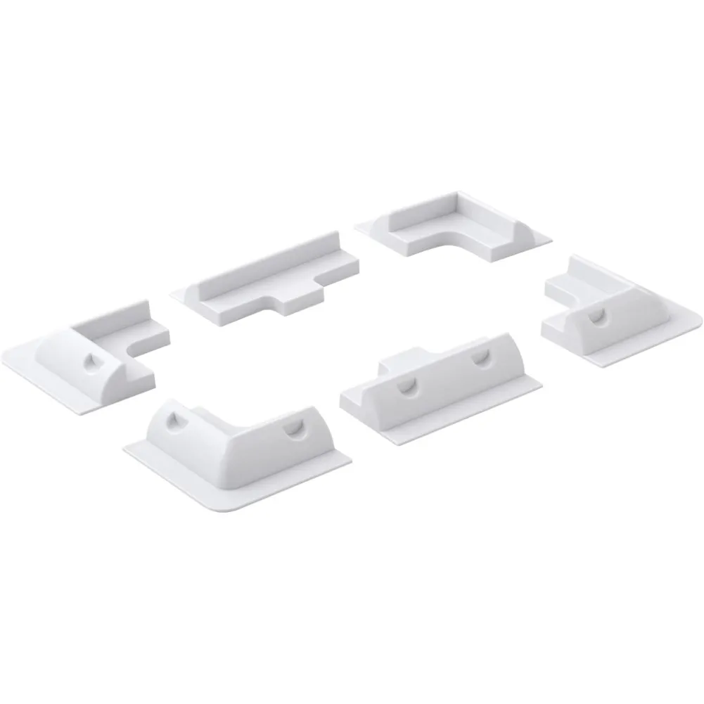 

Bracket Mounting Brackets Boat Flat Roof RV 6 Pieces ABS Accessories Adjustable Kits Bracket Sets Replacements