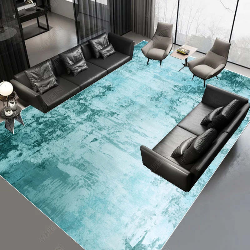 Скандинавский синий ковер для гостиной коврик украшения дома дивана детские