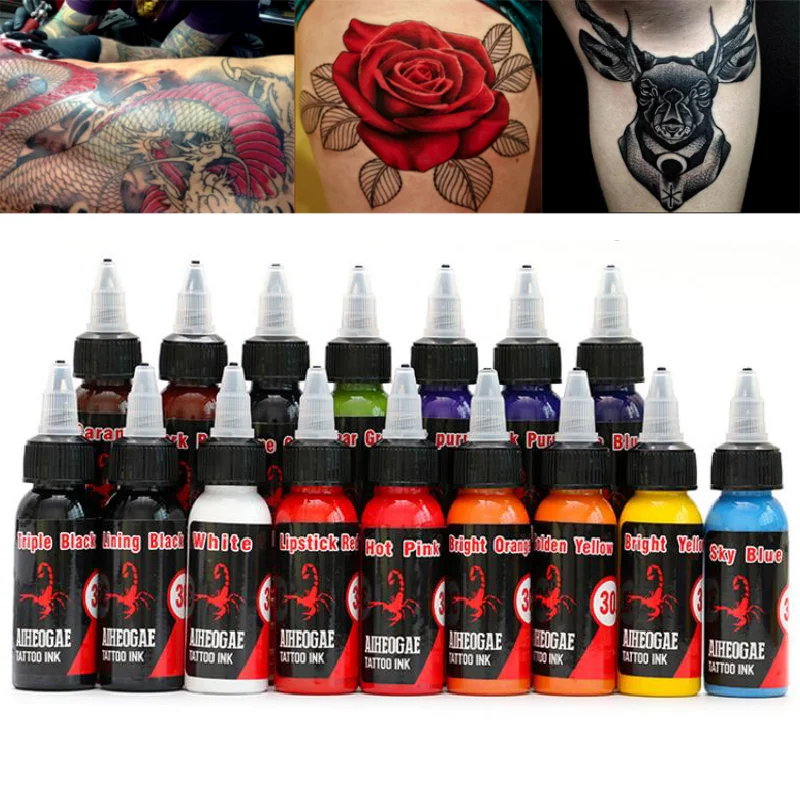 

30ml/Bottle Popular Tattoo Ink Microblading Tattoo Pigment Permanent Makeup Lip Eyebrow Tattoo Dye Tattoo Practice Supplies