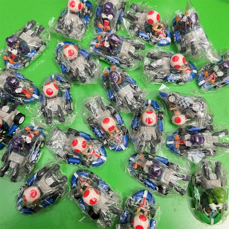 Фигурка героя аниме Super Mairoes модель автомобиля с отрывом Луиджи боусер Варио