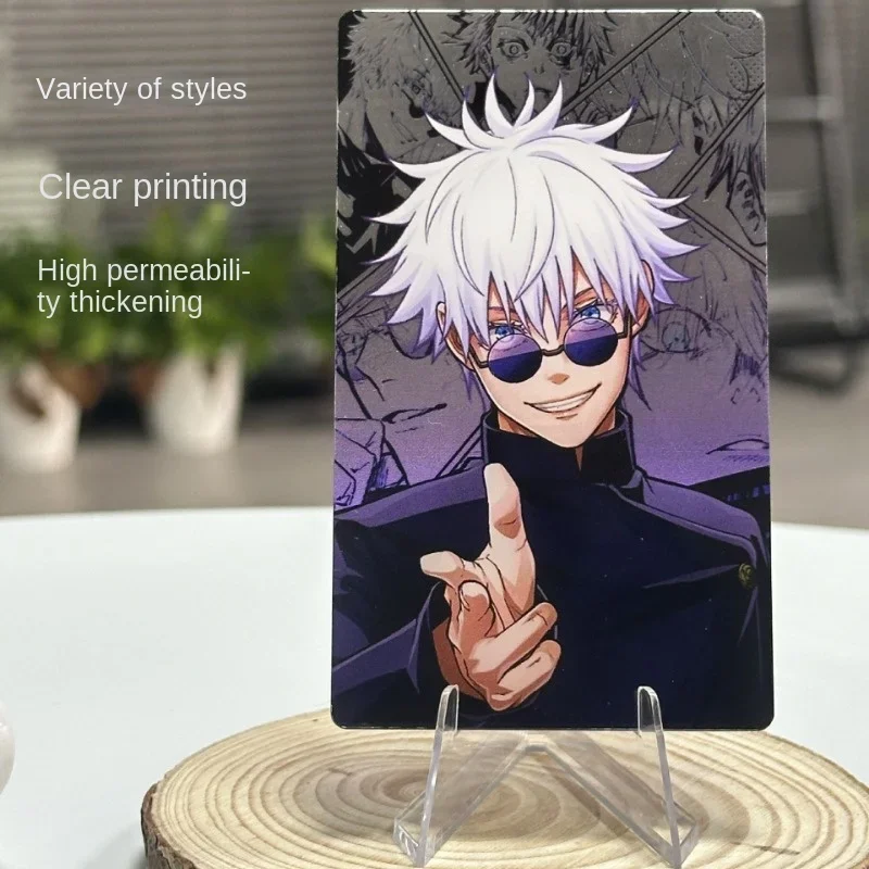 MINISO аниме новые акриловые прозрачные карты мультфильм Pixiv juютсу Kaisen фотокарты