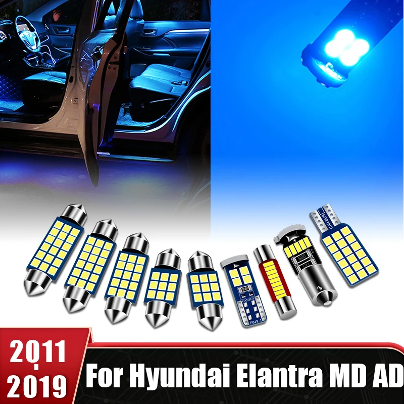 Для Hyundai Elantra MD AD 2011 2012 2013 2014 2015 2016 2017 2018 2019 4 шт. Автомобильные светодиодные фонари