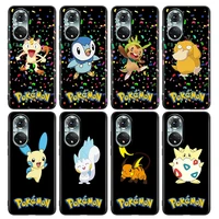 pikachu pokemon animation phone case for honor x8 60 8x 9x 50 30i 21i 20 9a play nova 8i 9 se y60 magic4 pro lite silicone case