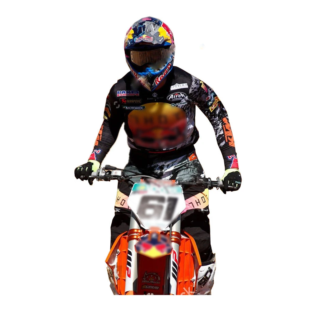 

Motocross Off Road Gear Mountain Sports Cycling Racing Protective Sweat Absorbing Breathable Set for All Seasons Jersey and Pant
