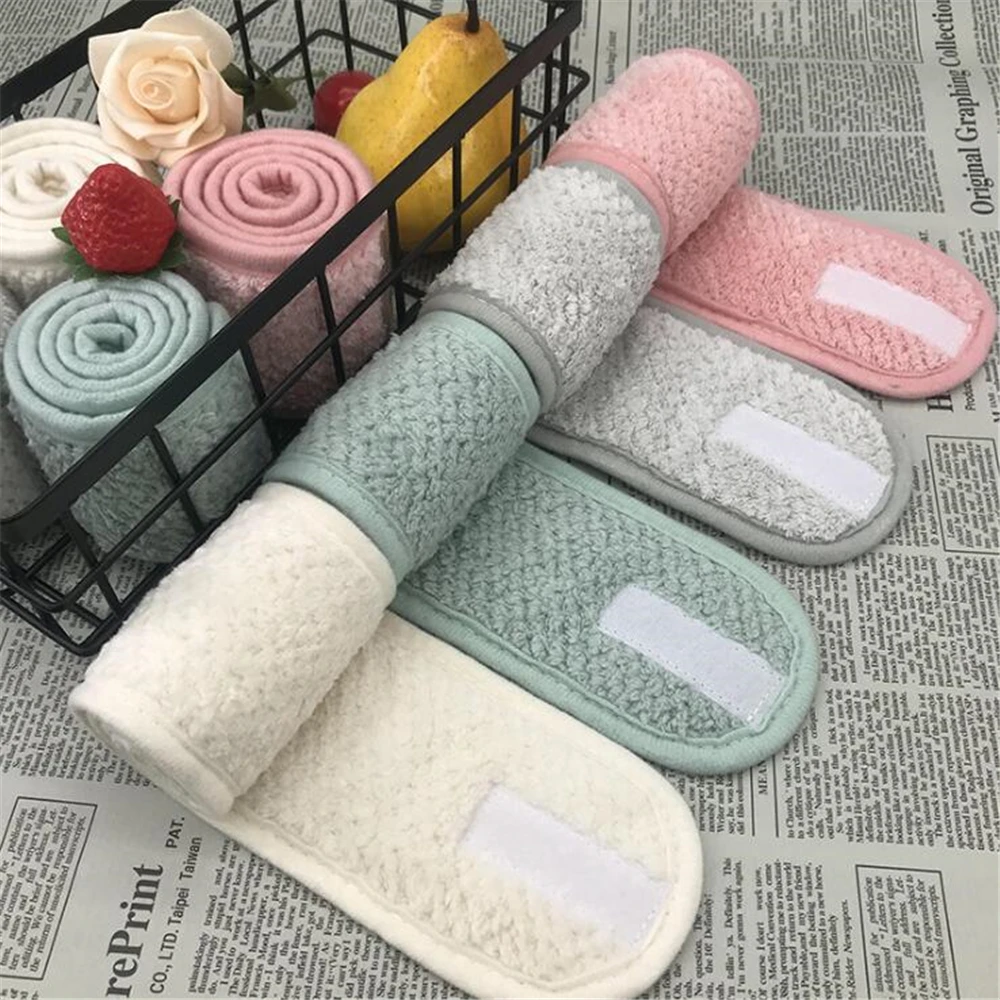 aliexpress.com - Adjustable Makeup Headband Hair Bands Wash Face Hair Holder Soft Toweling Bath SPA Facial Hairband Hair Accessories for Women