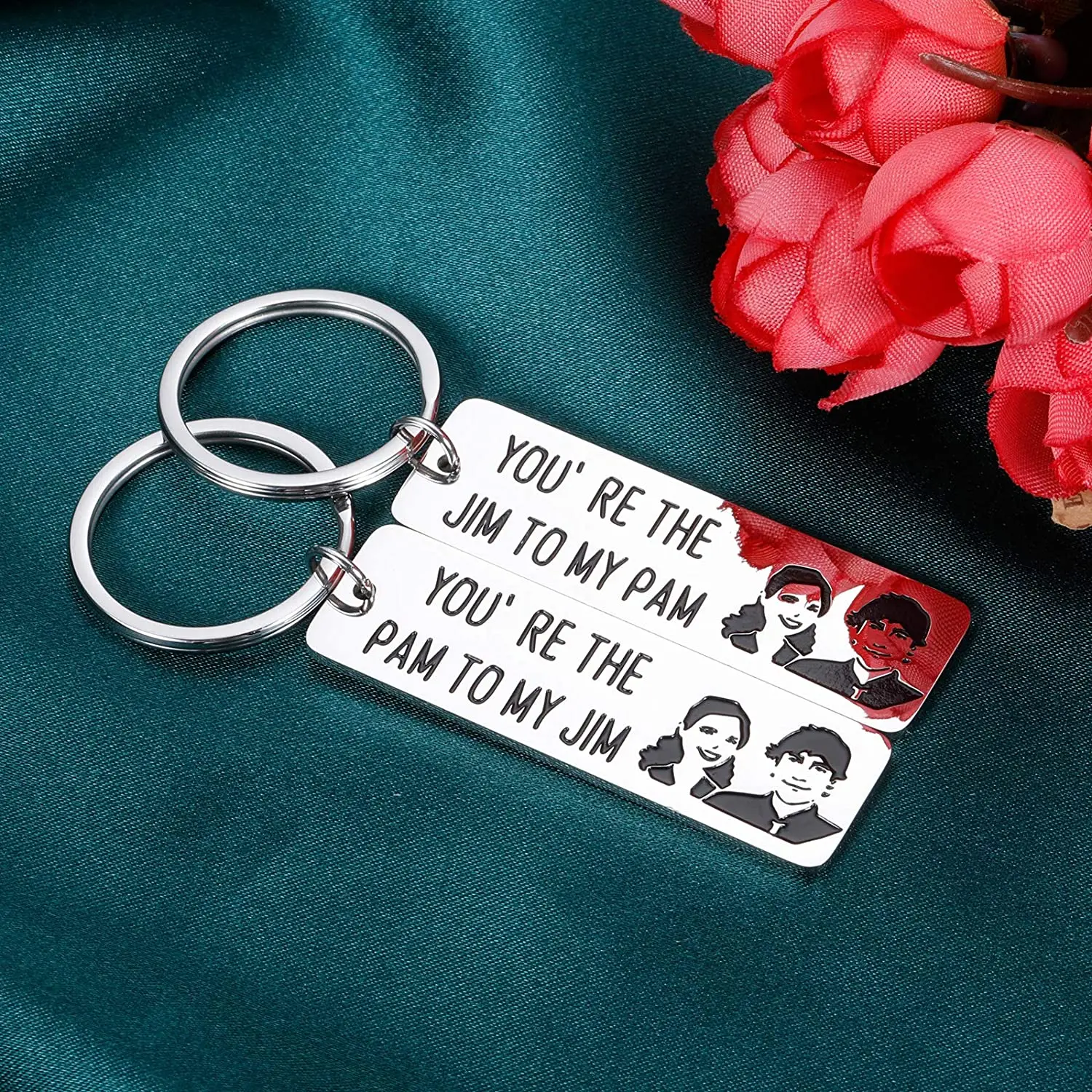 Пара брелок для ключей офисные подарки ТВ-шоу Юбилей Рождество День рождения