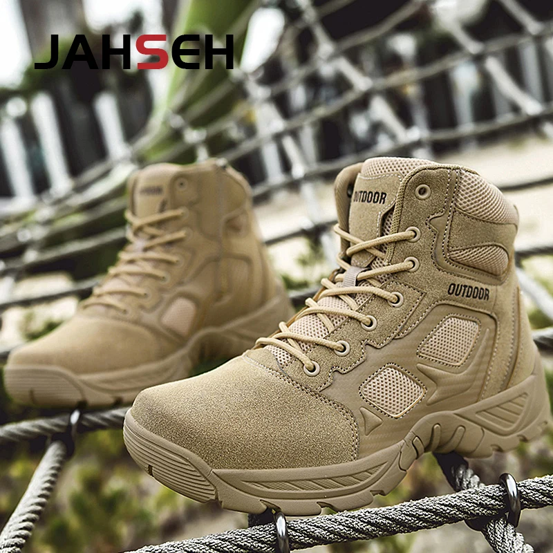 

Tactical Military Boots Men Special Force Desert Combat Army Boots Outdoor Male Hunting Hiking Ankle Boots Men Winter Work Shoes