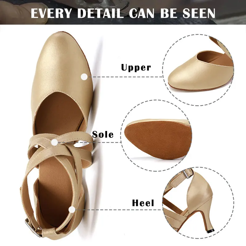 SWDZM Women's Dancing Shoes woman 2022 Ballroom dance shoes high heels for women modern/tango dance shoes Genuine Leather