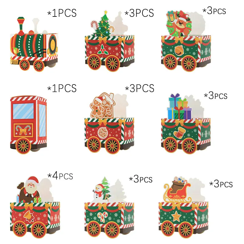 

24 картонных коробок для адвент-календаря