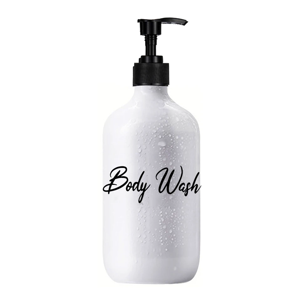 

Пластиковый белый/черный диспенсер для шампуня