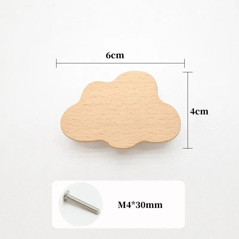 

Деревянные ручки для шкафа в форме сердца