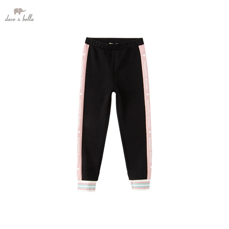 

DK3222762 Dave Bella Spring 5Y-13Y Kids Girls Fashion Sport Children Boutique Casual Full-length Pants