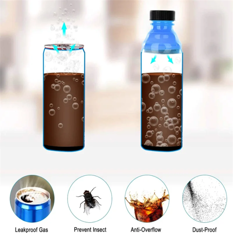 

3 / 6-Piece bottle cap soda water reservoir soda beverage top cover protector wine cork beverage bottle opener water dispenser