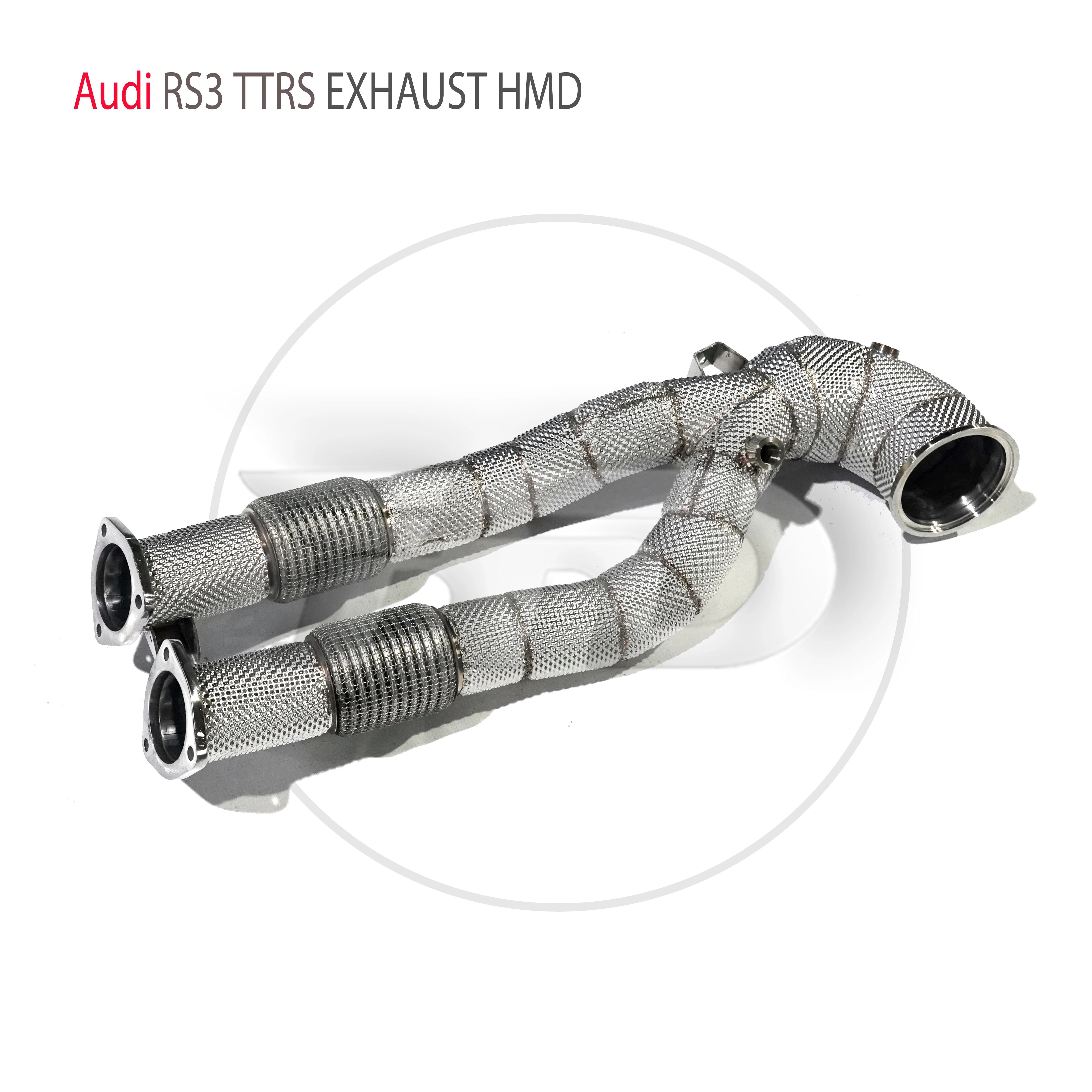 

HMD Exhaust Manifold High Flow Downpipe for Audi RS3 TTRS Car Accessories With Catalytic Header Without Cat Catless Pipe