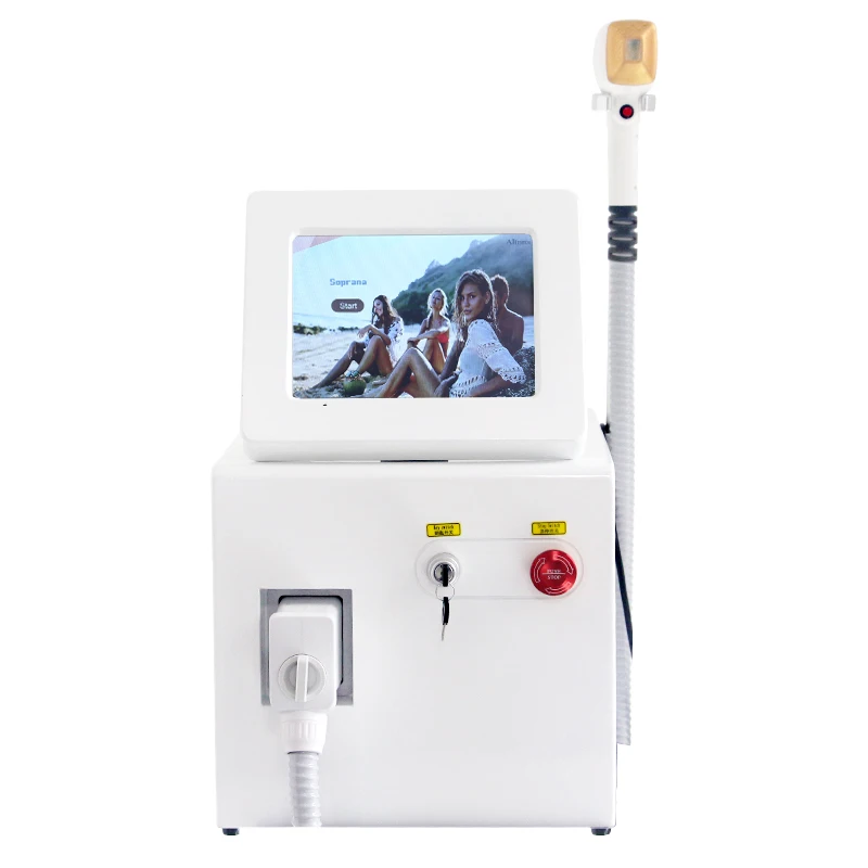 

Portable Permanent Hair Removal Machine Diode Laser Device 808 755nm 808nm 1064nm 3-Wavelength Semiconductor Painless Hair