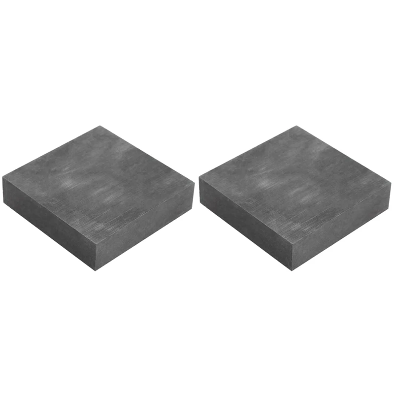 

2X Graphite Block Sheet Plate High Density Fine Grain 4X4X1 Inch Jewelry Tools