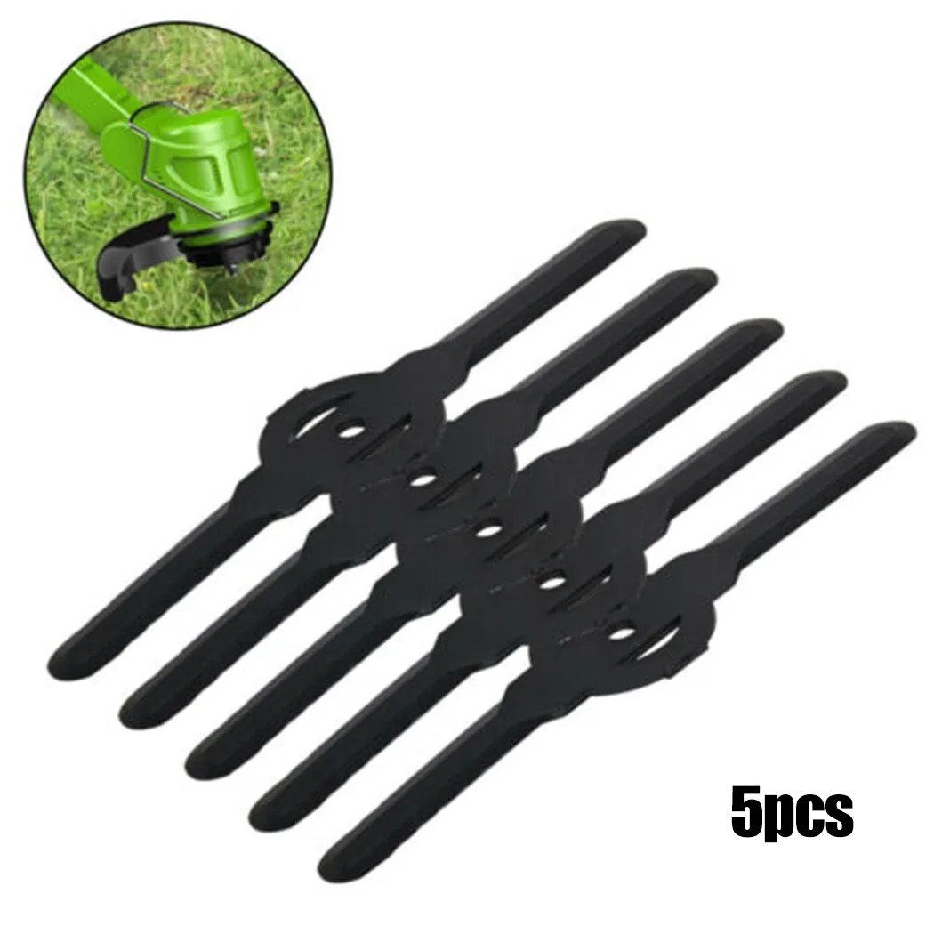

5PCS Plastic Cutter Blades For Electric Cordless Grass Trimmer Strimmer Garden Lawn Mower Cutting Head Blades Replacement