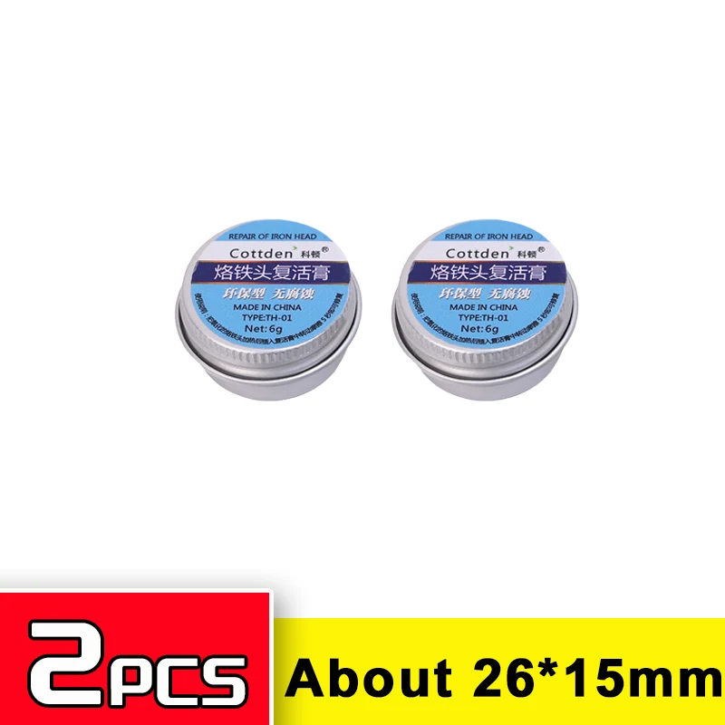 Освежающее жало для паяльника, антипригарное олово, крем для припоя, чистая паста для оксидной головки, воскрешающий оксидный активатор