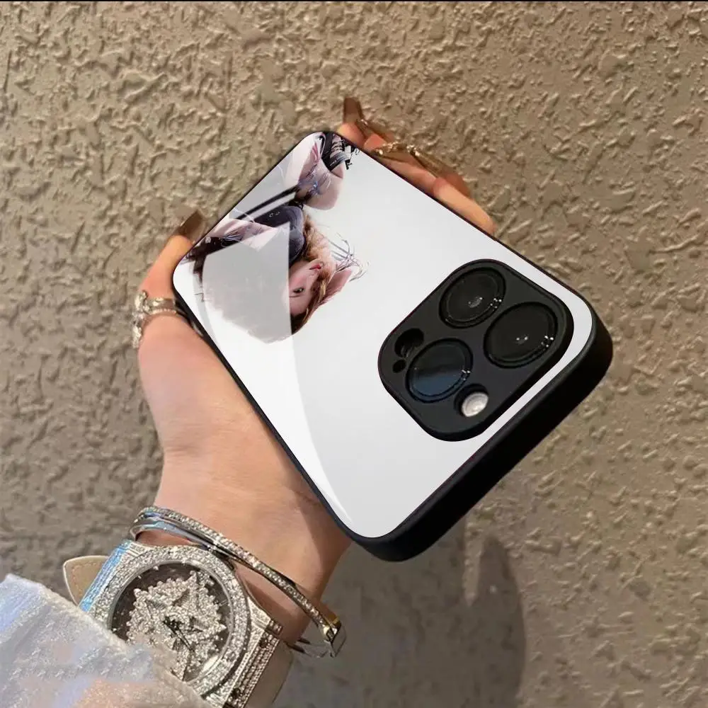 Фото Чехол для телефона Jisoo AMORTAGE S-singers-s для iPhone 17 16 15 14 13 12 Pro Max Xr Air Plus, черный/серебристый, жесткий корпус №5
