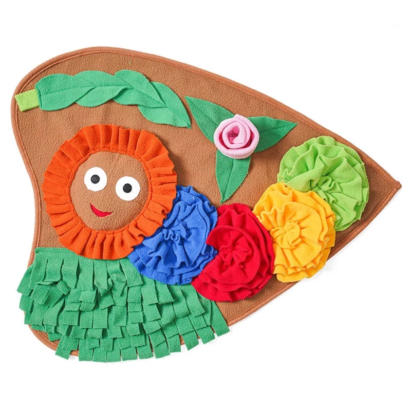 

Enrichment Pet Foraging Mat Dogs Cats Snuffle Mat Stress Relief Interactive Toy