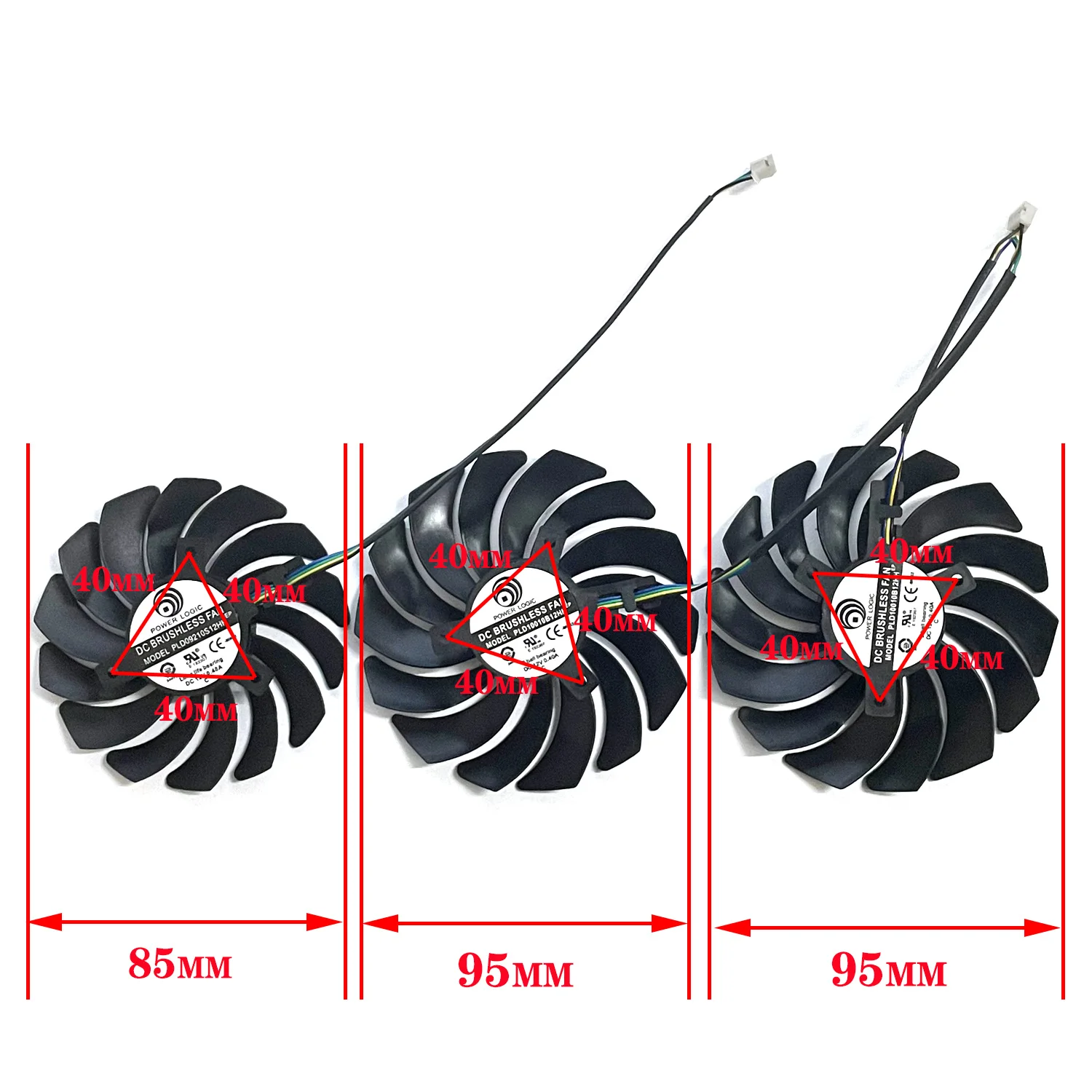Видеокулер PLD09210S12HH PLD10010S12HH для MSI Geforce RTX 2080 2080Ti 2070 Super Gaming X Trio |