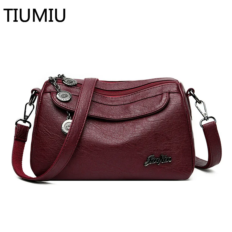 

2022 New Women Crossbody Bags High Quality Leather Women Handbags Large Capacity Travel Messenger Bags Designer Bags