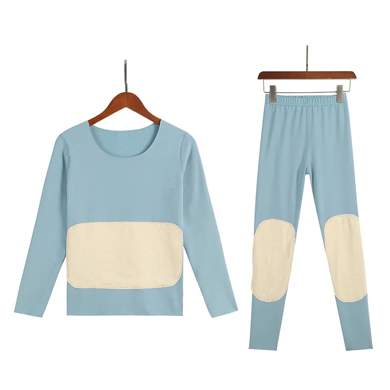 

Thermal underwear velvet thickening heating ladies bottoming shirt velvet autumn clothes long trousers suit plus seamless