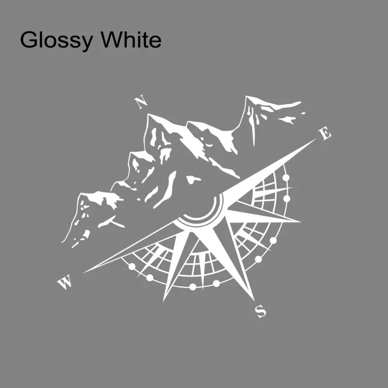 

Графические наклейки в форме горного компаса, боковые украшения для фургонов и кемперов, виниловые украшения для автофургонов, покрытия царапин