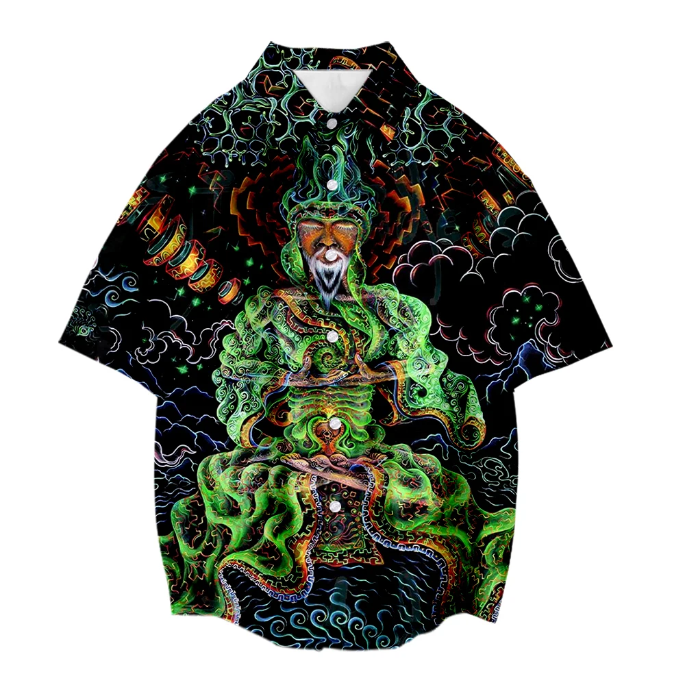 

Новая Милая Модная рубашка с коротким рукавом в абстрактном стиле, повседневная одежда унисекс