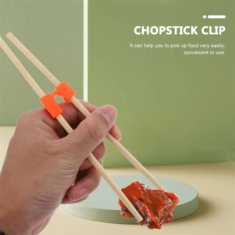 

5pcs Chopsticks Clips Plastic Reusable Chopsticks Helpers for Home Restaurant