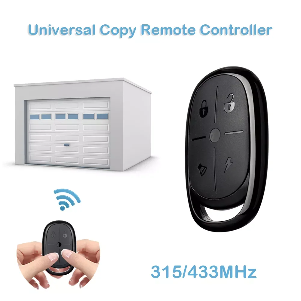 

433MHz Smart Remote Control 433 MHZ Wireless Clone Switch Copy Cloning Duplicator for Electric Gate Garage Door Opener