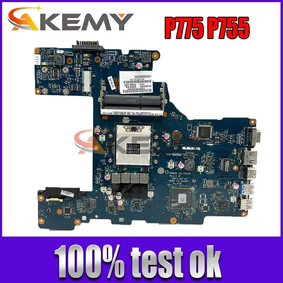 

Материнская плата для ноутбука TOSHIBA Satellite P775 P755 K000128610