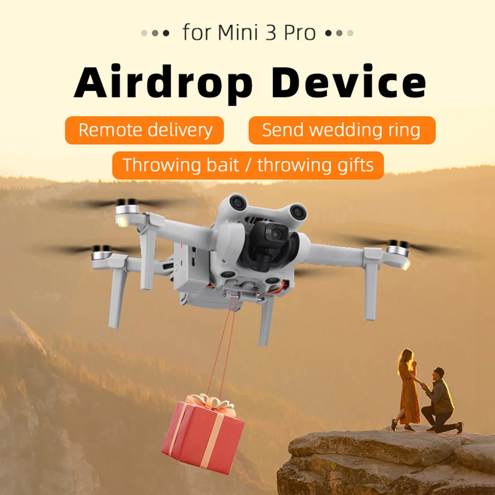 

Airdrop System Fishing Bait Ring Gift Payload Delivery for DJI Mini 3 Pro