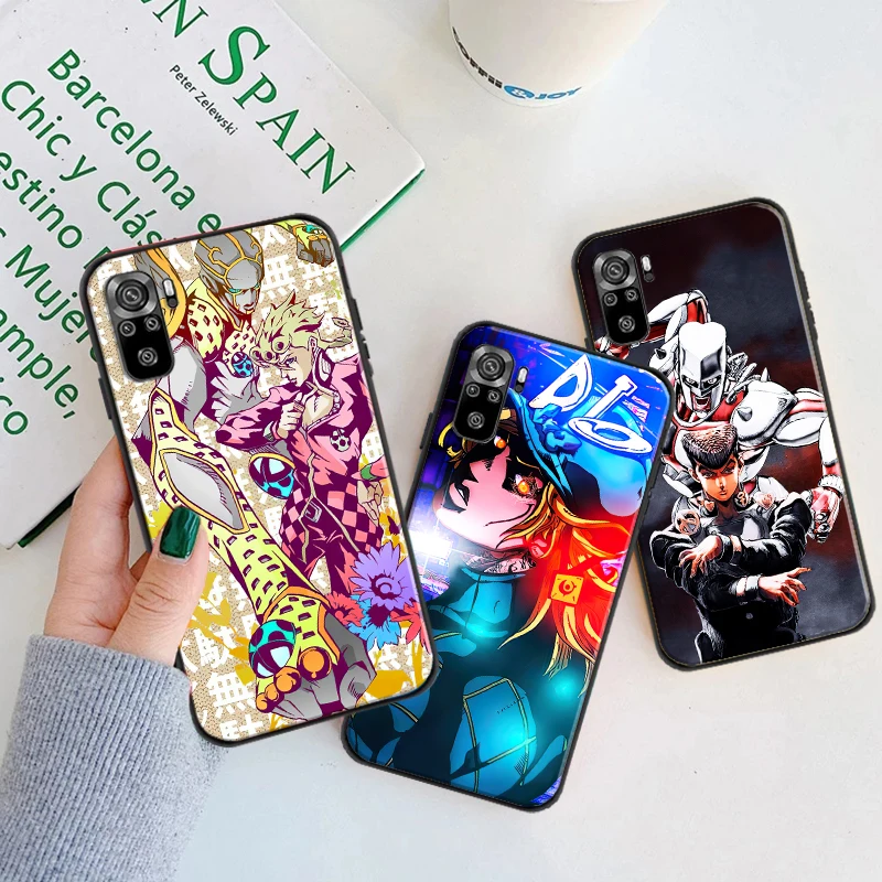 

JOJO’S BIZARRE ADVENTURE OVER HEAVEN Phone Case For Xiaomi Redmi 9 9i 9AT 9T 9A 9C 10X 4G 5G Note 10 10S Silcone Black Cover
