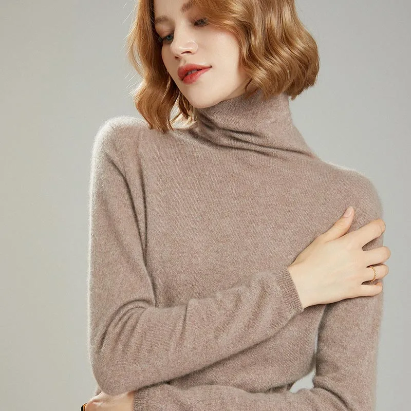 Женские топы 100% из чистой пашмины вязаные пуловеры лидер продаж зимние мягкие