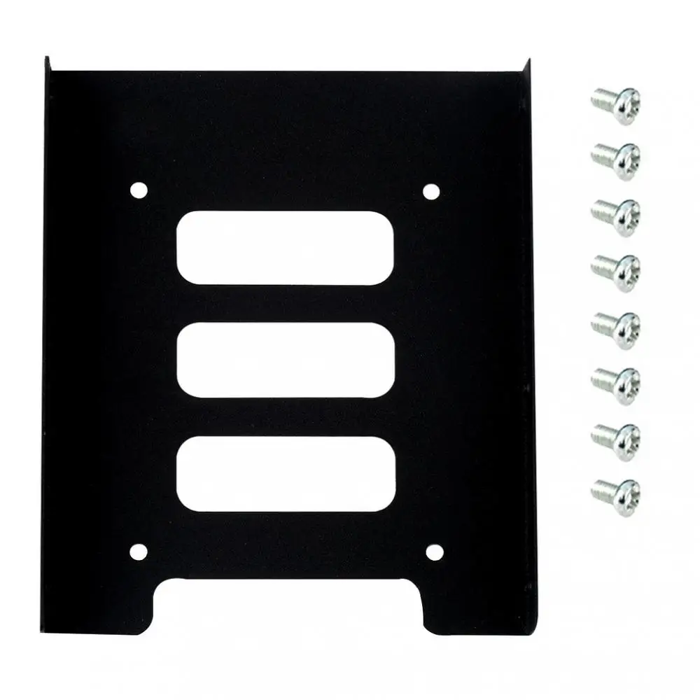 

2.5 "to 3.5" SSD 2.5 "metal Removable Hard Disk Carrier Converter Mounting Bracket PC Laptop Internal Hard Disk Bracket