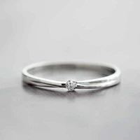 s925 silver ring female simple fashion versatile fine ring forefinger ring students send boudoir