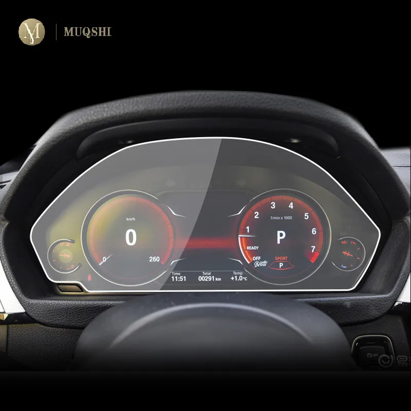 For BMW F30 F31 F33 F34 F35 F36 2013-2019Dashboared Protector Car Accessories Interior Speedometer Sticker transparent TPU Film
