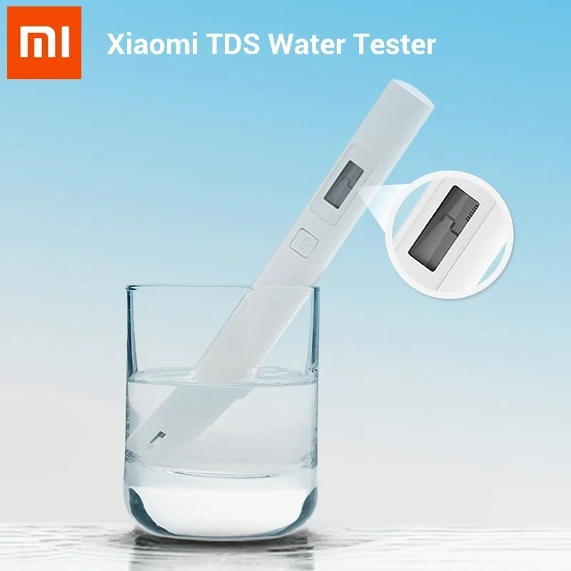 

Original Xiaomi TDS Water Test Pen EC TDS-3 IPX6 Waterproof Tester Portable Meter Detection Water Filter Quality Measuring Tool