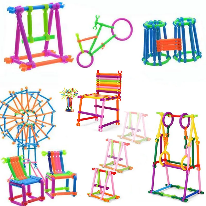 

256Pcs Assembled Building Blocks DIY Smart Stick Blocks Imagination Creativity Educational Learning Toys Children Gift