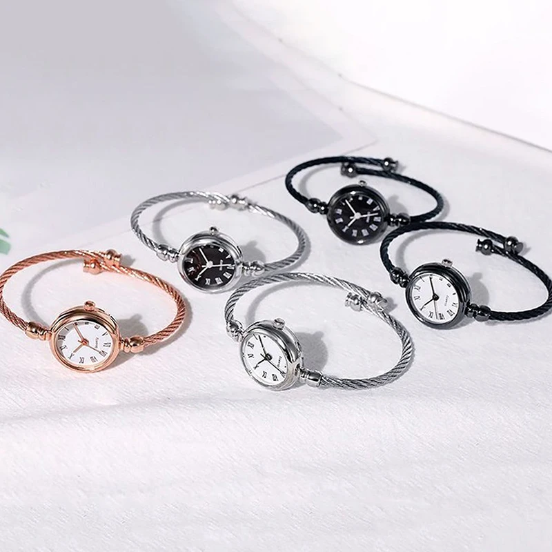 Роскошные винтажные модные золотые серебряные женские наручные часы