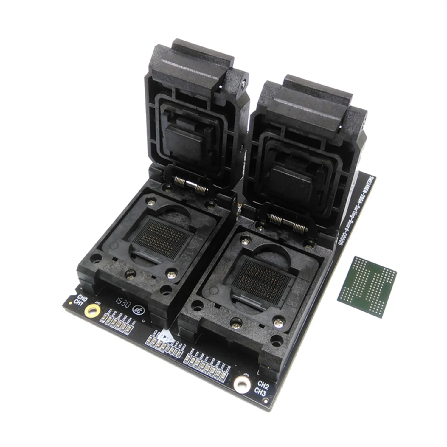

Free shipping SSD Test NAND flash SM2246EN bga132/152 flash test jig Test Socket Clamshell Structure SATA Interface