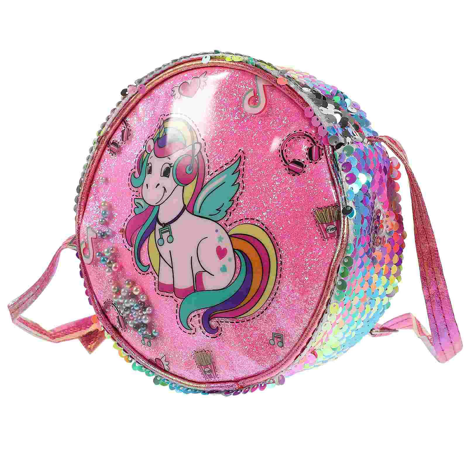 

Unicorn Messenger Bag Princess Crossbody Bags Cartoon Bag Cartoon Kids Pu Travel Crossbody