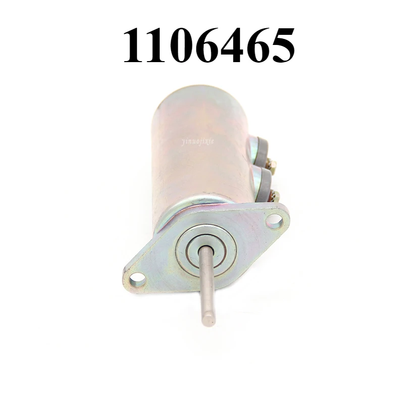 24В 110-6465 1106465 Электромагнитный клапан запорного клапана топлива подходит для