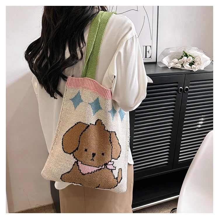 Luxury Designer Handbag 2023 Knitted Shoulder Tote Bag Woven Tote Bag Shoulder Underarm Bag Women's Bag