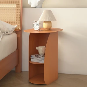 Iron Art Nightstands Lockers Modern Simplicity Bedroom Cabinets Nordic Mobile Bedside Table Storage Table Home Furniture Desks