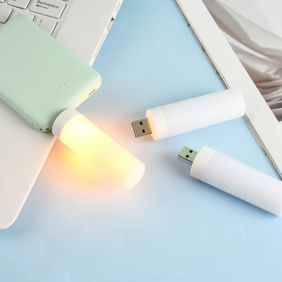 Фото Лампа с USB-разъемом, маленькие мини-лампы для книг, светодиодная лампа для ночного освещения, для компьютера, мобильного телефона, светодиодная защита глаз, квадратная лампа для чтения №3